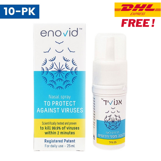 10-PACK Enovid SaNOtize Nitric Oxide Nasal Spray (NONS)