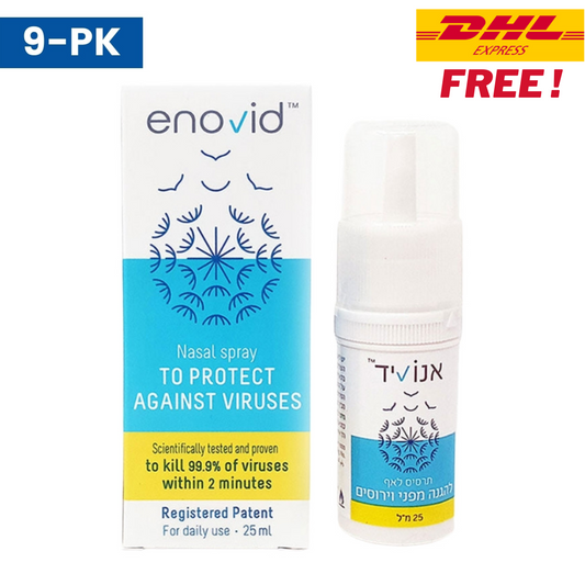 9-PACK SaNOtize NONS - Enovid Nitric Oxide Nasal Spray