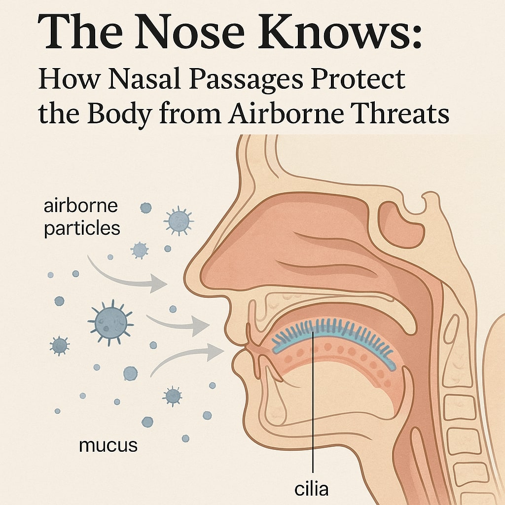 The Nose Knows: How Nasal Passages Protect the Body from Airborne Threats