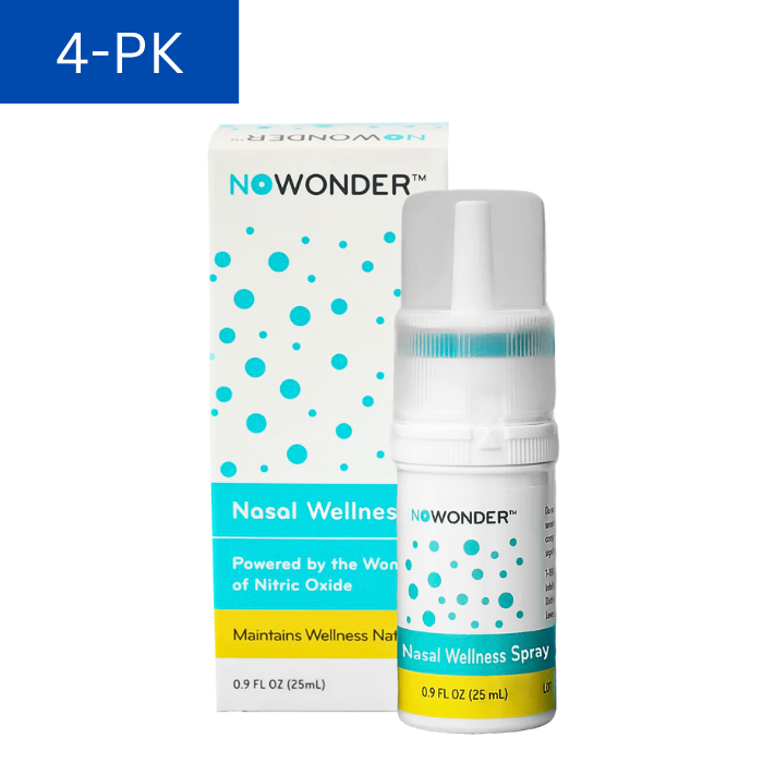 4-PACK NOWONDER™ (Previously Enovid) SaNotize Nasal Spray Powered by Nitric Oxide