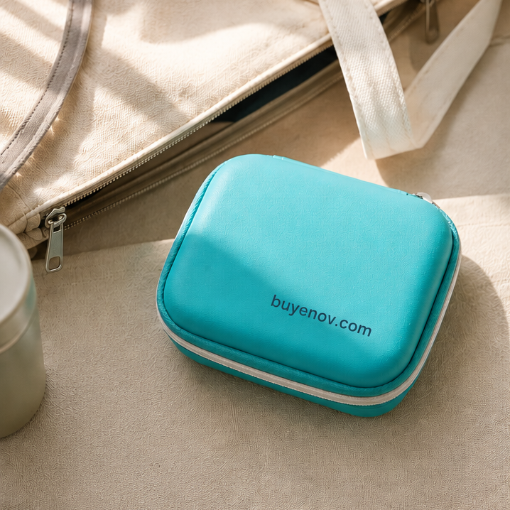 Protective travel case for two NoWonder nasal spray bottles
